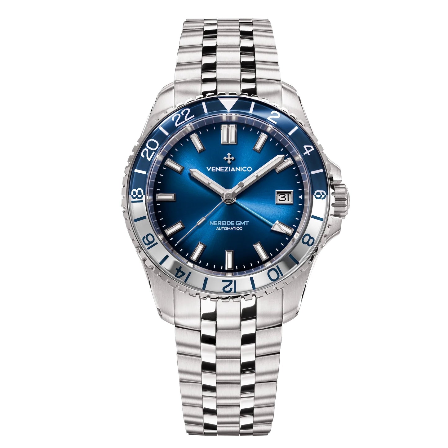 MONTRE VENEZIANICO : NEREIDE GMT 39 BLEU 3521511S