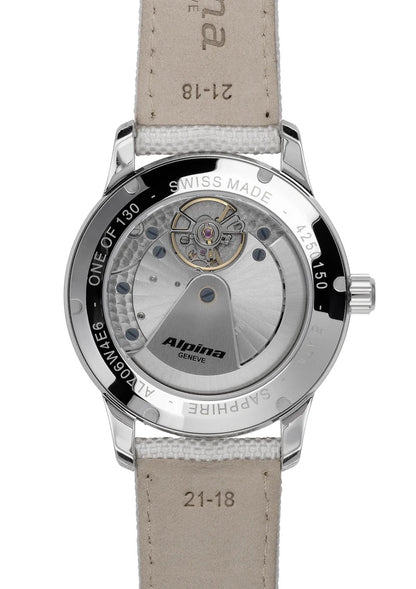 MONTRE ALPINA : ALPINER DATE MANUFACTURE LABEL NOIR