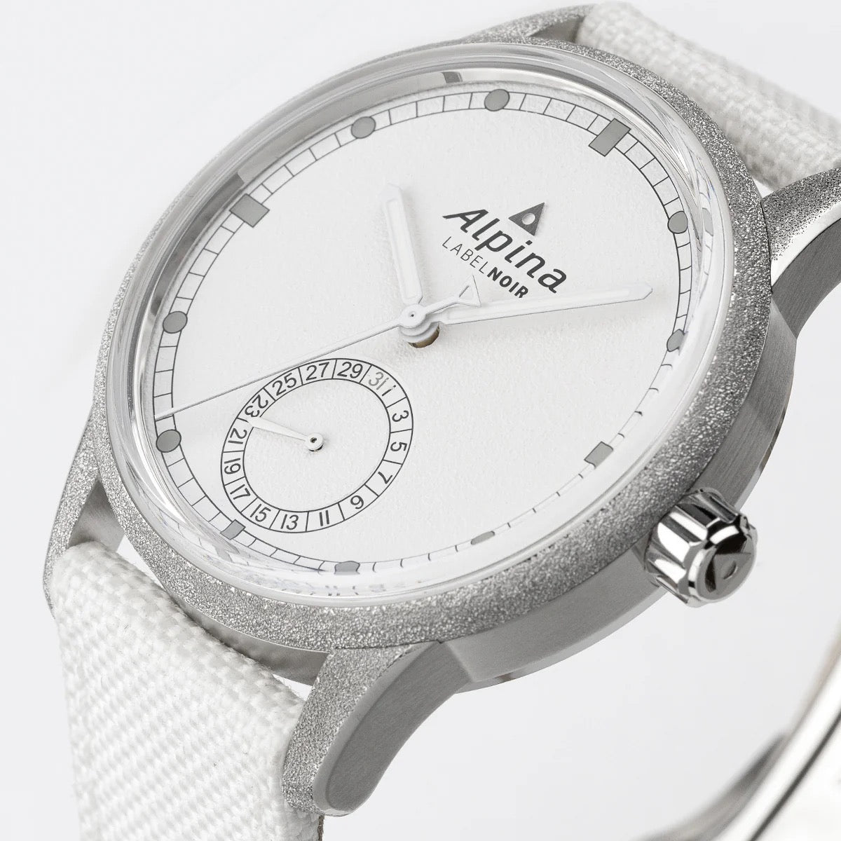 MONTRE ALPINA : ALPINER DATE MANUFACTURE LABEL NOIR