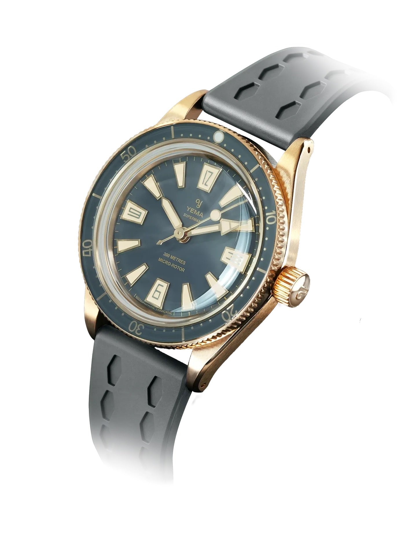 MONTRE YEMA : SUPERMAN SKIN DIVER SLIM BRONZE CMM.20 GRIS
