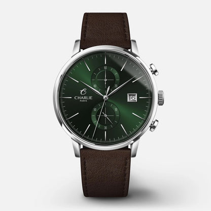 CHARLIE PARIS : HORIZON CHRONOGRAPHE VERT