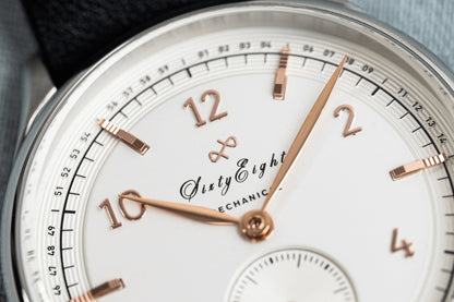 AV86 : 1968 MECHANICAL STEEL WHITE & ROSE GOLD