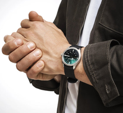 MONTRE ECHO/NEUTRA : AVERAU 39 3H VERT DÉGRADÉ