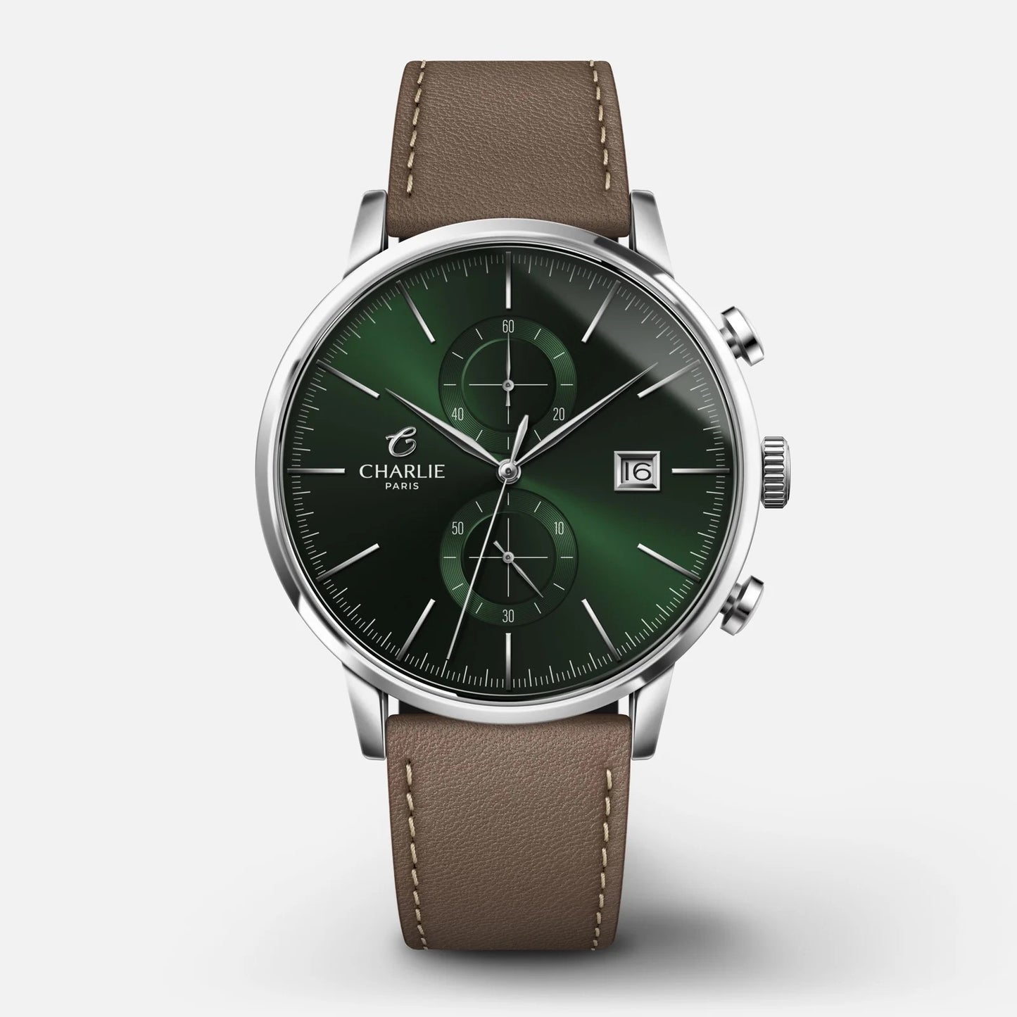 CHARLIE PARIS : HORIZON CHRONOGRAPHE VERT