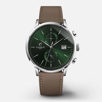 CHARLIE PARIS : HORIZON CHRONOGRAPHE VERT