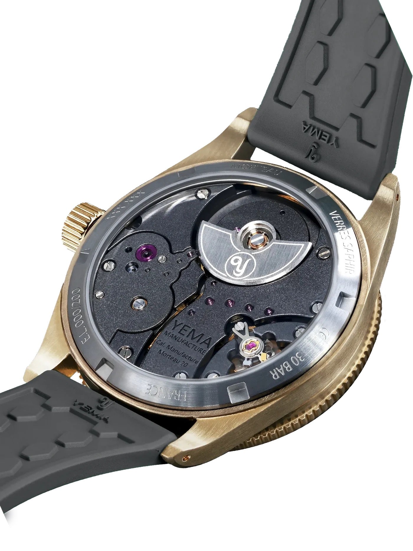 MONTRE YEMA : SUPERMAN SKIN DIVER SLIM BRONZE CMM.20 GRIS