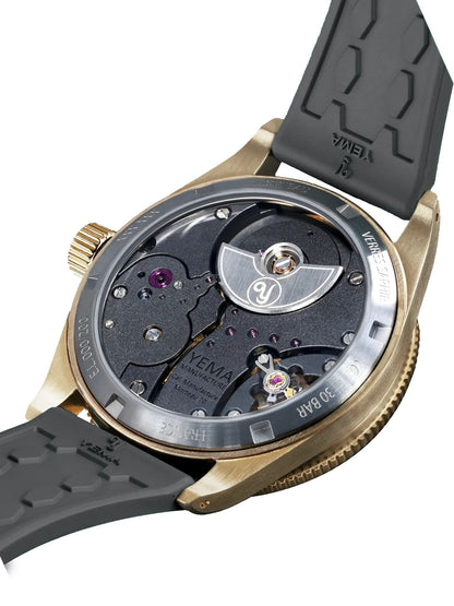 MONTRE YEMA : SUPERMAN SKIN DIVER SLIM BRONZE CMM.20 GRIS