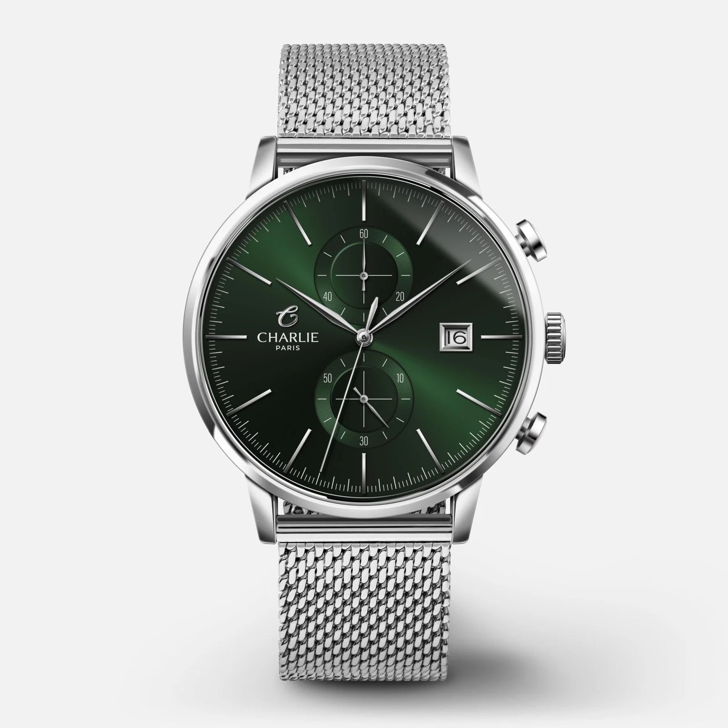 CHARLIE PARIS : HORIZON CHRONOGRAPHE VERT