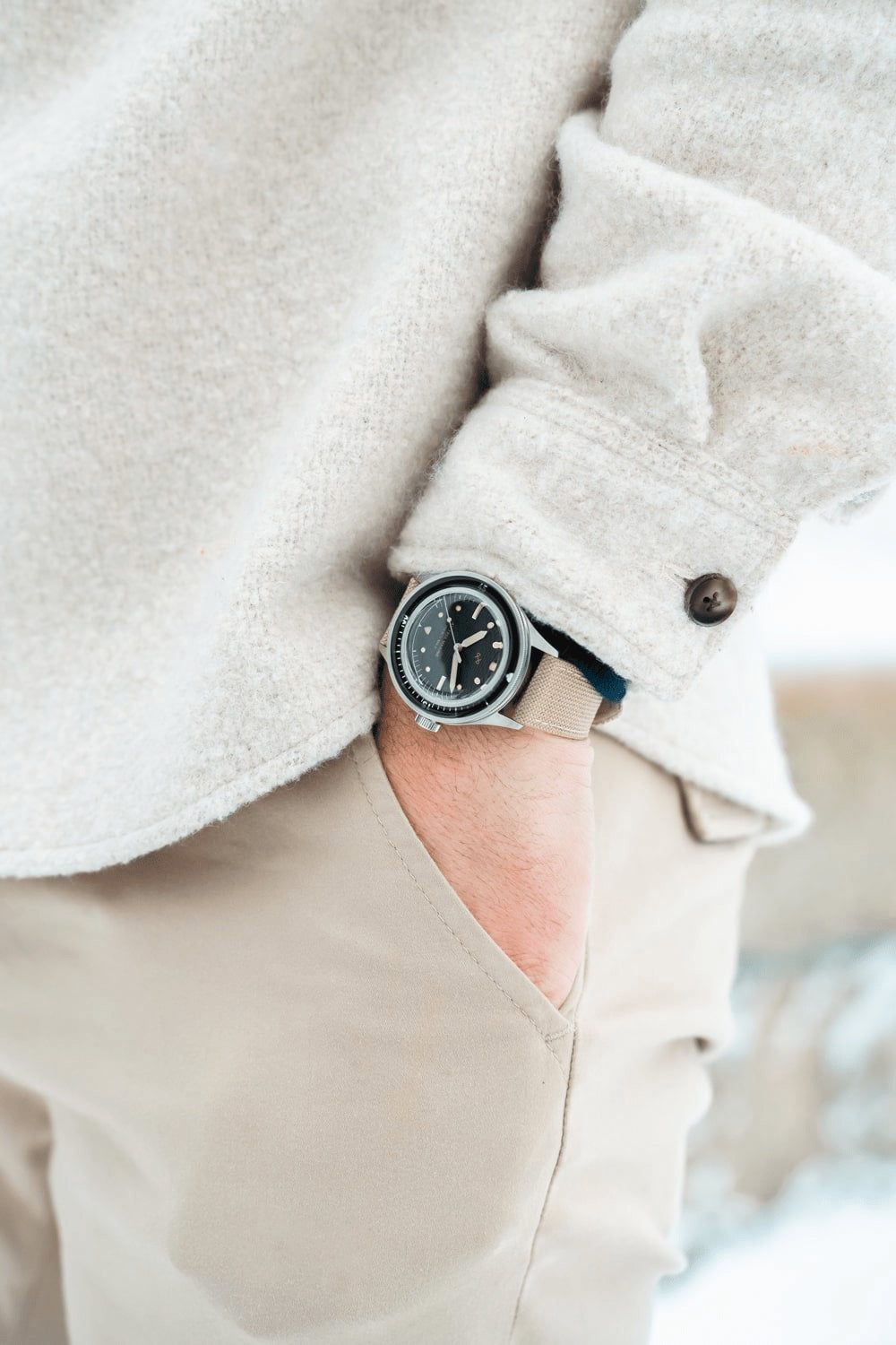 ACERCA DE VINTAGE: 1956 MARINO - ACERO NEGRO