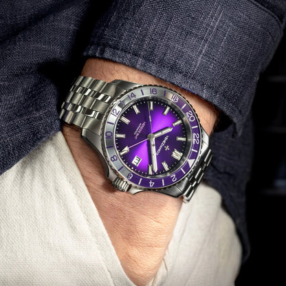 MONTRE VENEZIANICO : NEREIDE GMT 39 VIOLET 3521512S