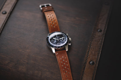 AV86 : 1960 RACING CHRONOGRAPHE - STEEL / MIDNIGHT BLUE