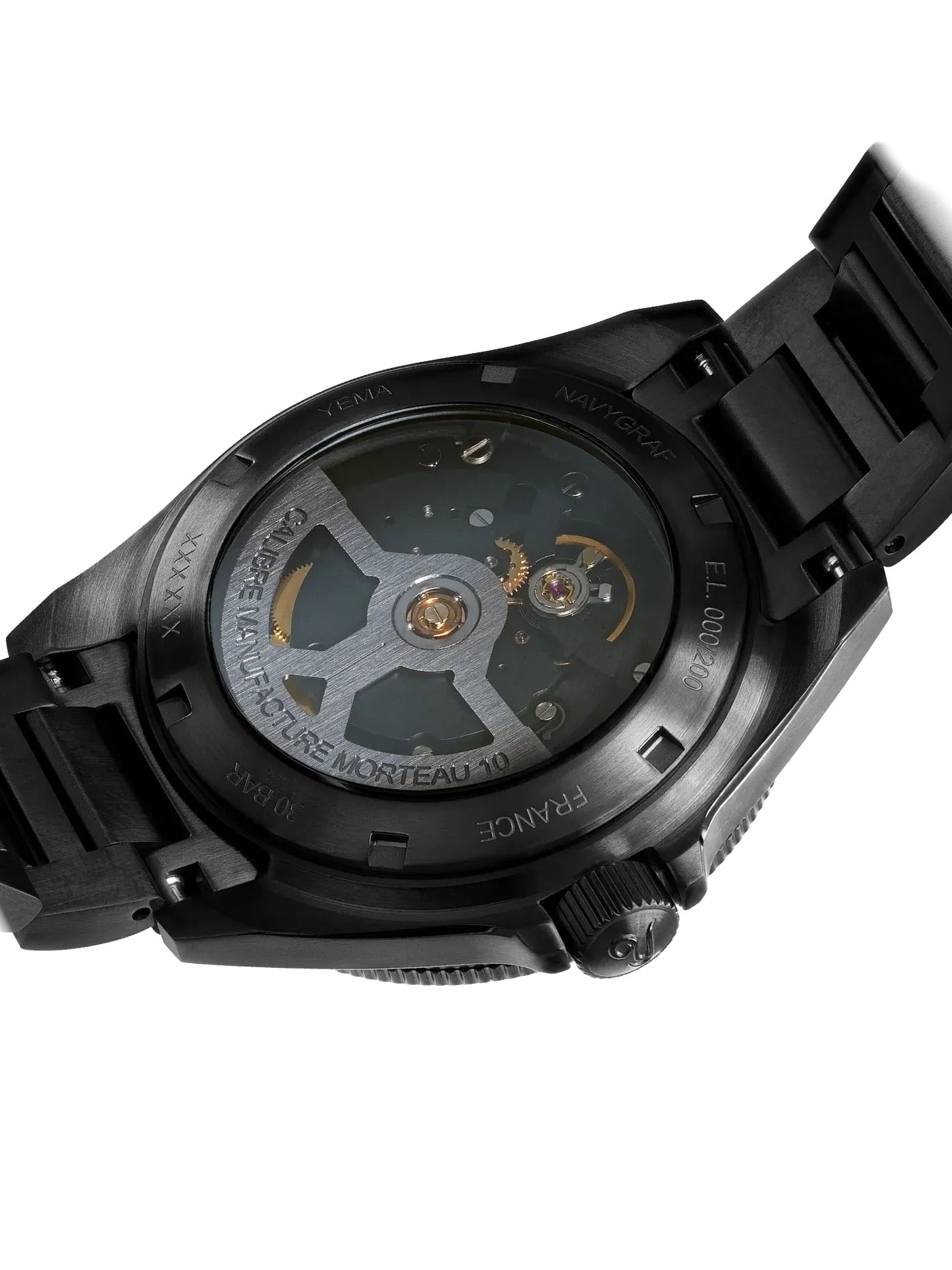 MONTRE YEMA : NAVYGRAF PHANTOM CMM.10 ÉDITION LIMITÉE 21.26.10.66.SNL.M6