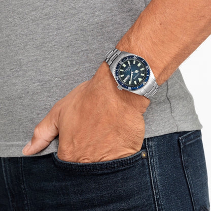 CITIZEN : PROMASTER MECHANICAL DIVER BLEUE NY0129-58LE