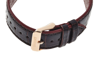 ORIENT : BAMBINO V4 MARRON 42 MM AC08001T