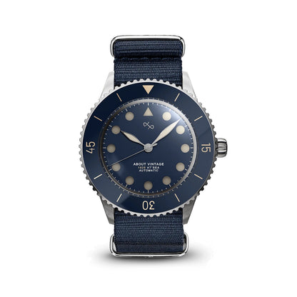 ABOUT VINTAGE : 1926 AUTOMATIC - STEEL / BLUE VINTAGE