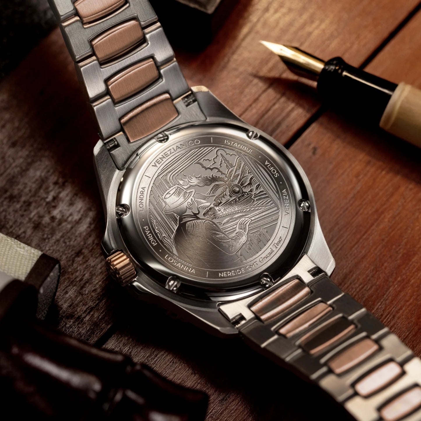 MONTRE VENEZIANICO : NEREIDE GMT GRAND TOUR 3521510C