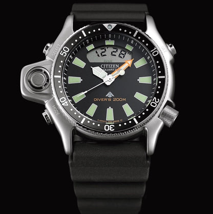 CITIZEN : PROMASTER AQUALAND DIVER NOIRE JP2000-08E