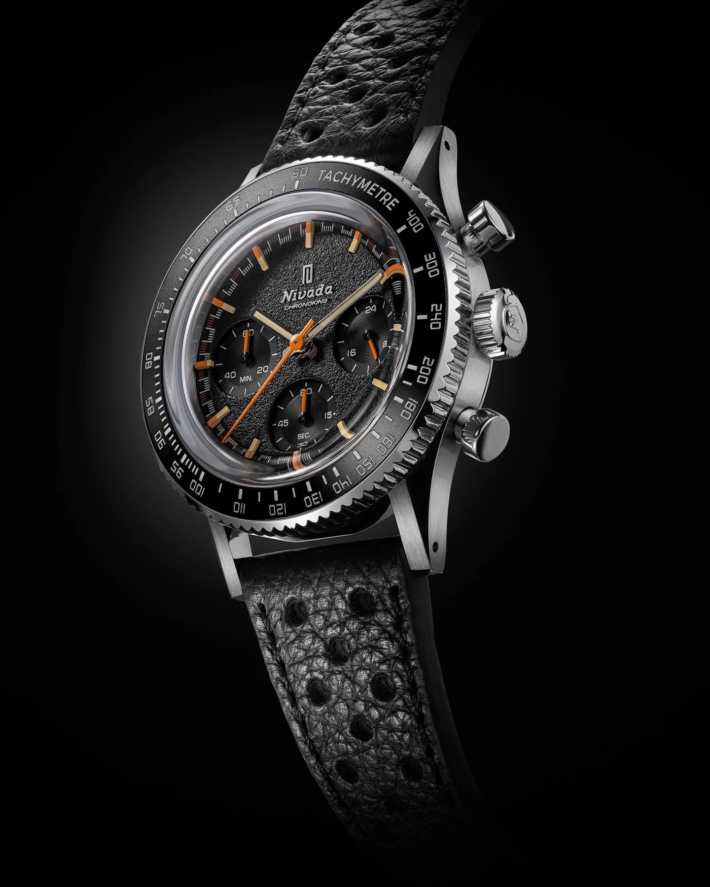 NIVADA GRENCHEN : CHRONOKING MECAQUARTZ INTERBEZEL