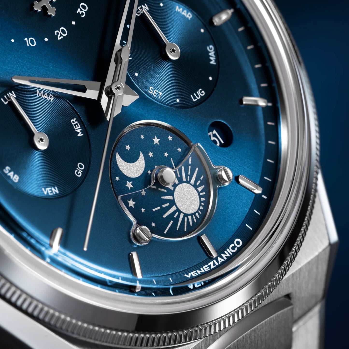 MONTRE VENEZIANICO : ARSENALE CALENDARIO BLEU 6221580C
