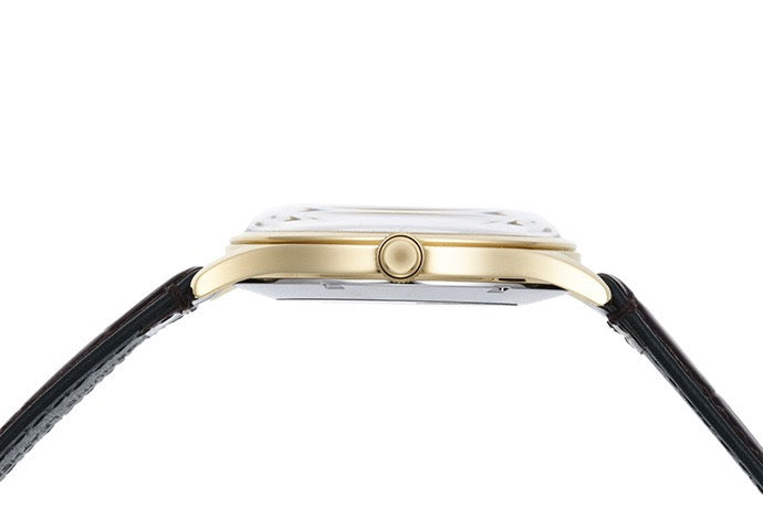 ORIENT : BAMBINO V4 VERT & OR 42 MM AC08002F