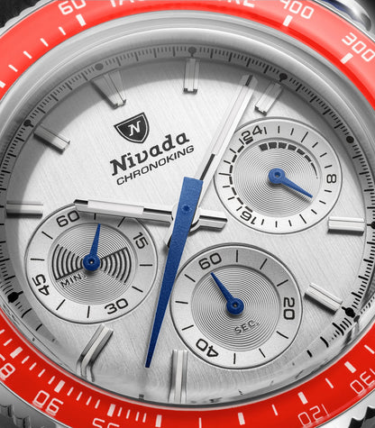 NIVADA GRENCHEN : CHRONOKING RACING BLANC