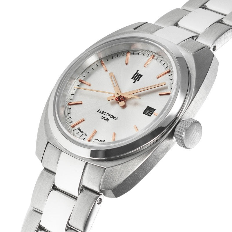 MONTRE LIP : GÉNÉRAL DE GAULLE QUARTZ CLASSIQUE ARGENT 31 MM 671883