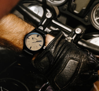 Montre Echo/Neutra : Averau 42 3H Céramique Sable