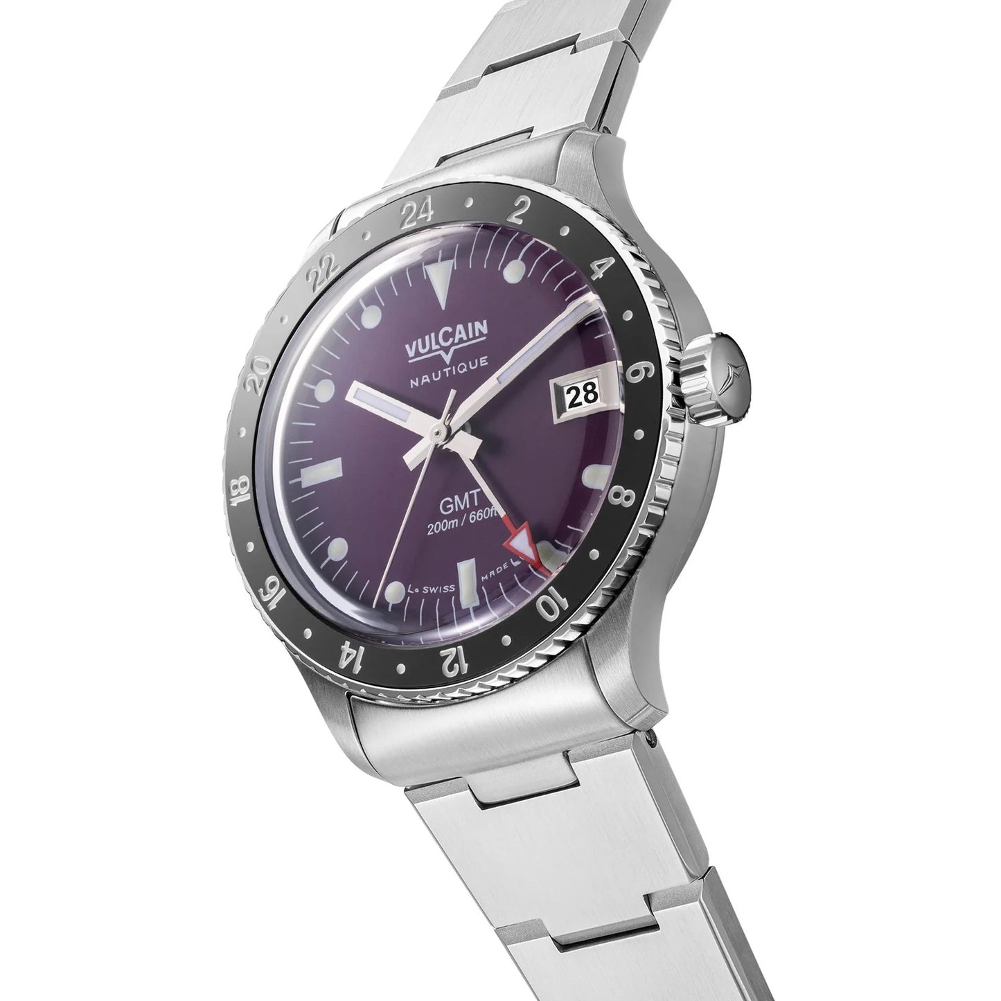 VULCAIN : SKINDIVER GMT VIOLET