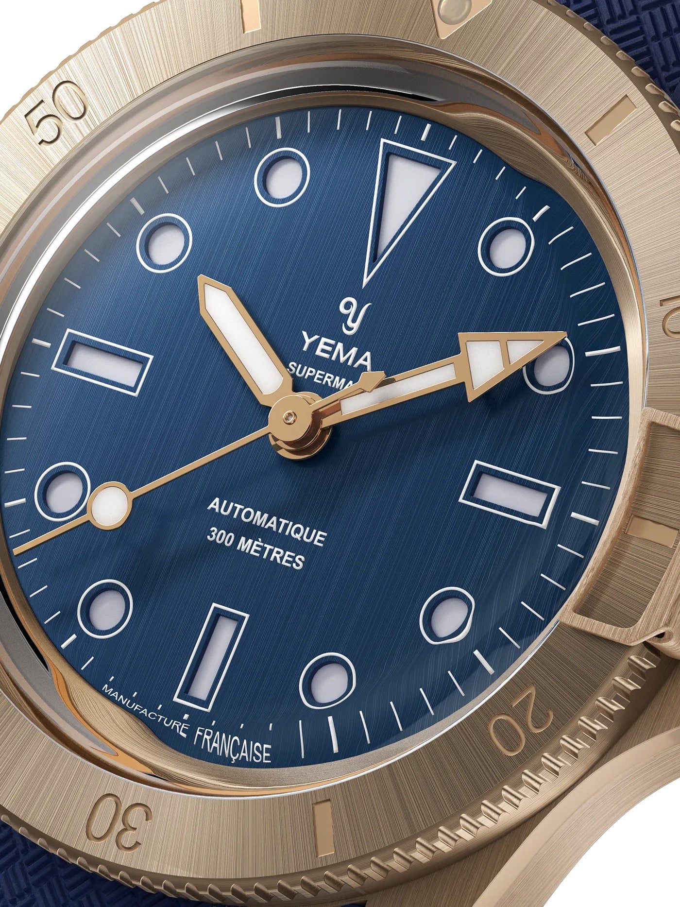 RELOJ YEMA: SUPERMAN BRONCE 10CM EDICIÓN LIMITADA