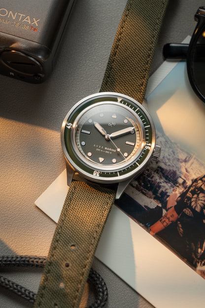 MONTRE AV86 : 1956 MARINE QUARTZ VERTE