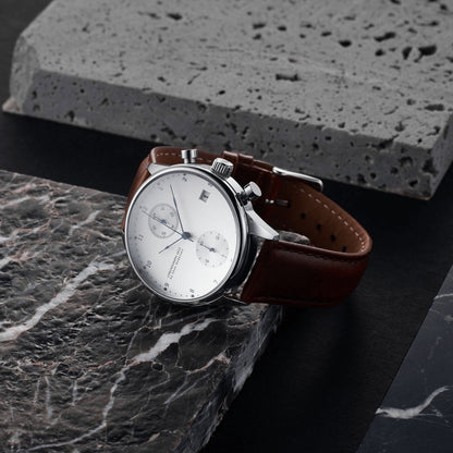 AV86 : 1815 CHRONOGRAPH - STEEL WHITE