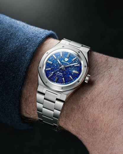 NIVADA GRENCHEN : F77 TITANIUM LAPIS LAZULI