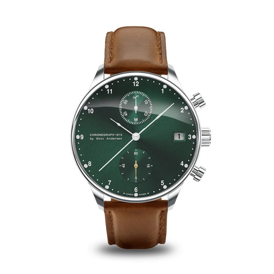 AV86 : 1815 CHRONOGRAPH - STEEL GREEN SUNRAY