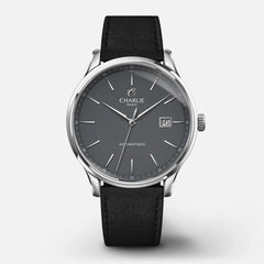 Montre Charlie Paris : Initial Slim Gris