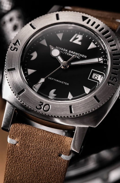 NIVADA GRENCHEN : DEPTHMASTER WHITE PACMAN DATE