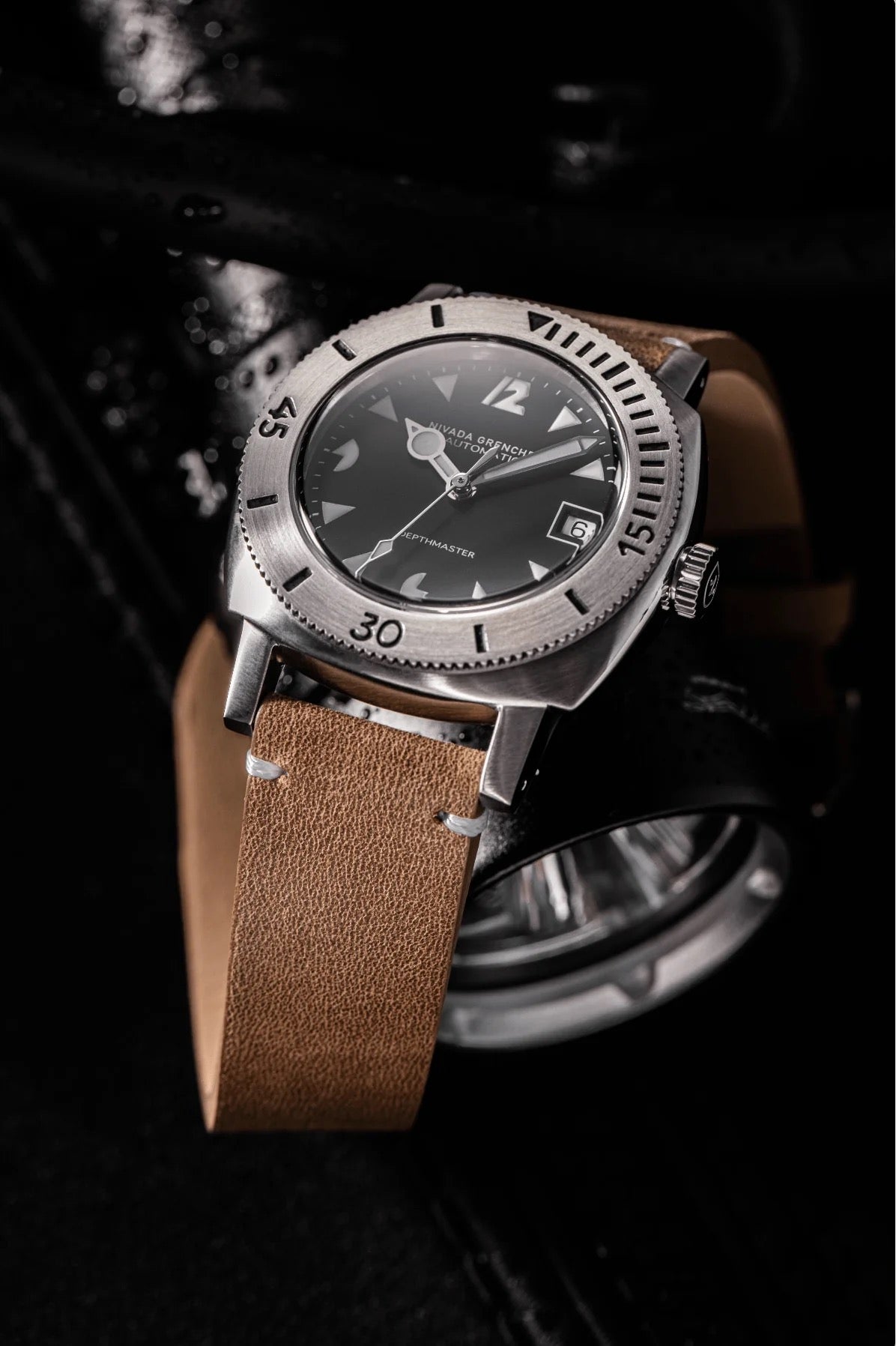 NIVADA GRENCHEN : DEPTHMASTER WHITE PACMAN DATE