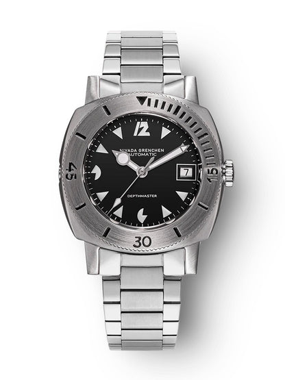 NIVADA GRENCHEN : DEPTHMASTER WHITE PACMAN DATE