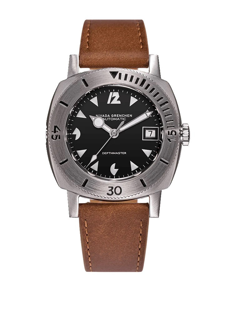 NIVADA GRENCHEN : DEPTHMASTER WHITE PACMAN DATE