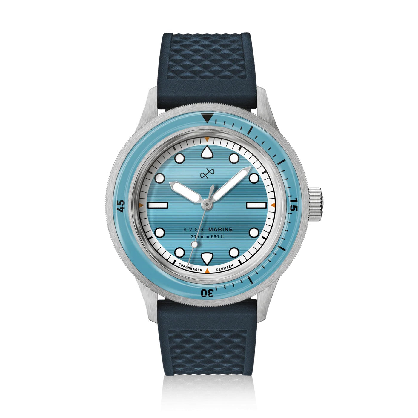 MONTRE AV86 : 1956 MARINE QUARTZ BLEU CLAIR
