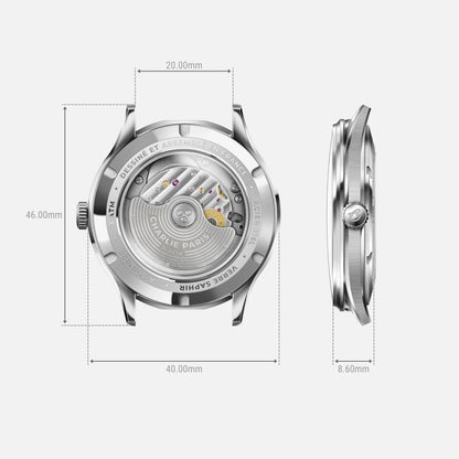 CHARLIE PARIS WATCH: INITIAL SLIM GREY 