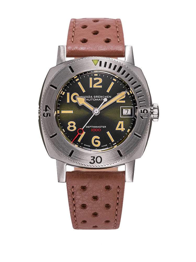 NIVADA GRENCHEN : DEPTHMASTER GREEN DATE