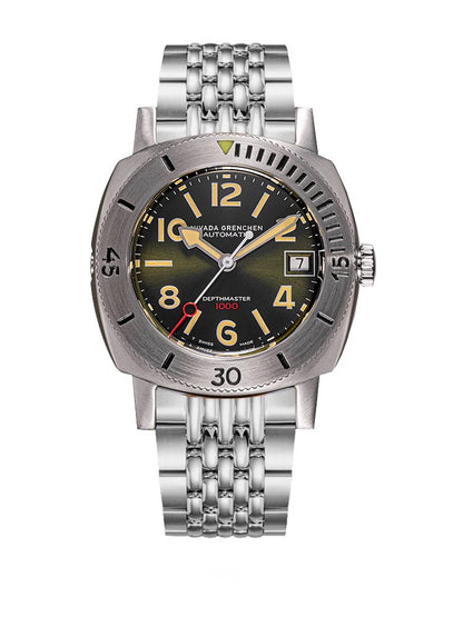NIVADA GRENCHEN : DEPTHMASTER GREEN DATE