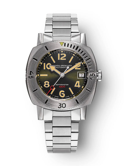 NIVADA GRENCHEN : DEPTHMASTER GREEN DATE