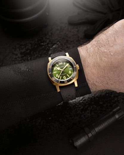 NIVADA GRENCHEN : DEPTHMASTER BRONZE GREEN