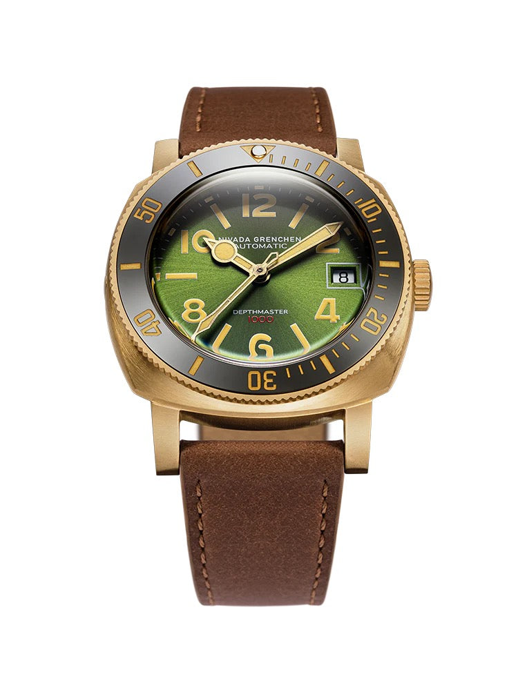 NIVADA GRENCHEN : DEPTHMASTER BRONZE GREEN