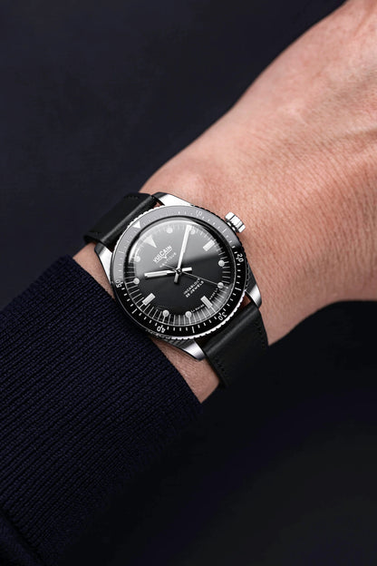 VULCAIN : SKINDIVER NAUTIQUE NOIR - INDEX BLANCS