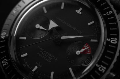 NIVADA GRENCHEN - CHRONOMASTER FULL BLACK - RUBBER - EDITION LIMITÉE 50 PIÈCES