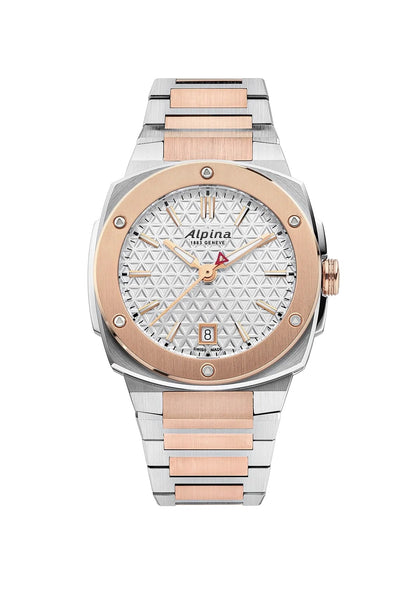MONTRE ALPINA : ALPINER EXTREME QUARTZ OR ROSE & ACIER AL-220S2AE2B