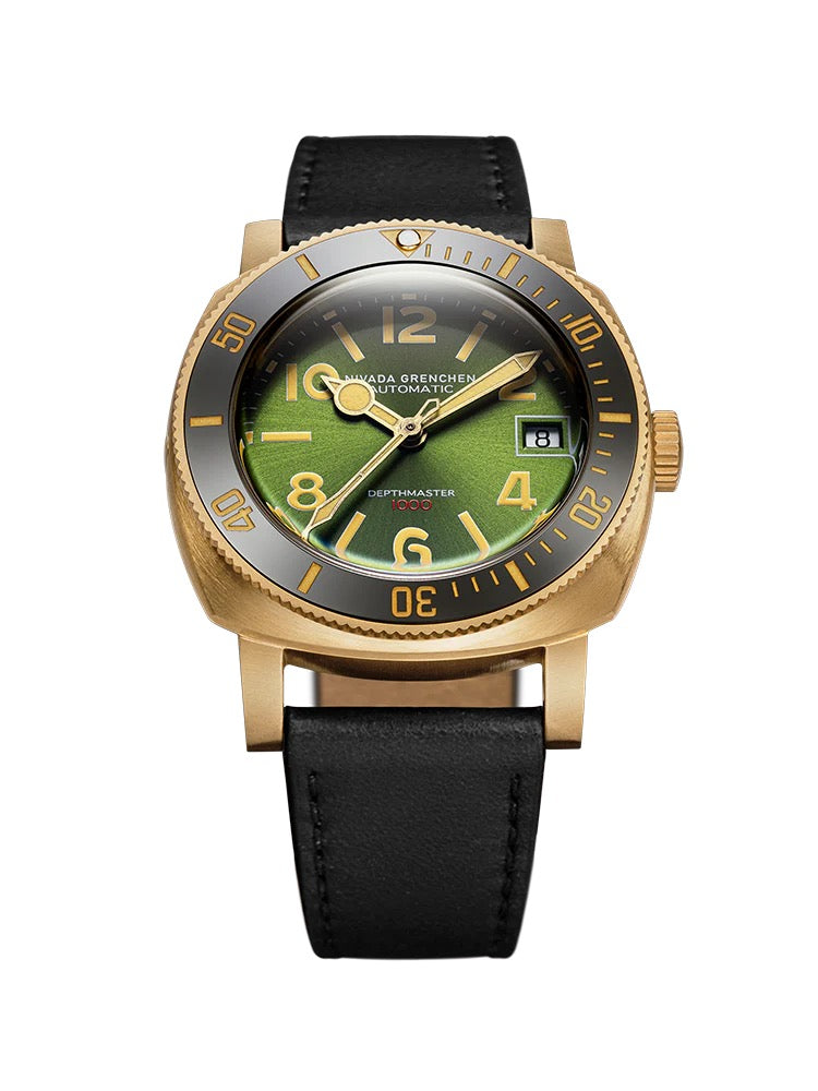 NIVADA GRENCHEN : DEPTHMASTER BRONZE GREEN