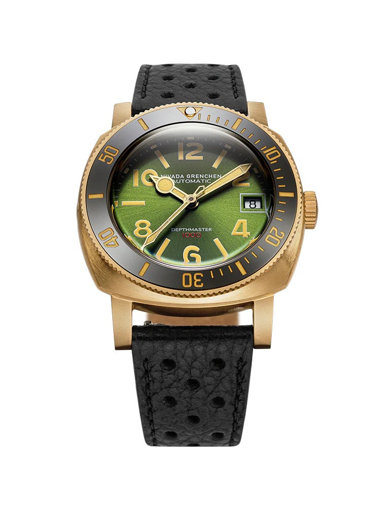 NIVADA GRENCHEN : DEPTHMASTER BRONZE GREEN